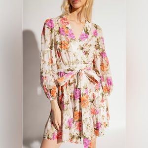 Zimmermann Floral Wrap Mini Dress Size 1